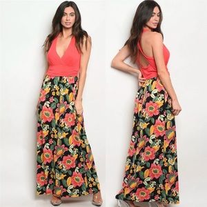 NWT Large woman’s Gilli Floral Maxi dress